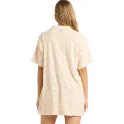 Abito Billabong Laura Waves Knt Drs Antique White