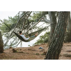 Amache Ticket To The Moon King Size Hammock Army Green Brown