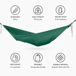 Amache Ticket To The Moon Lightest Hammock Forest Green
