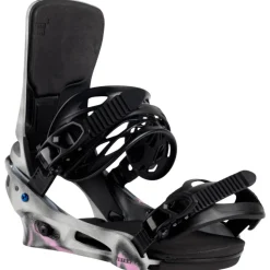 Attacchi Snowboard Burton Cartel X Pink Gray