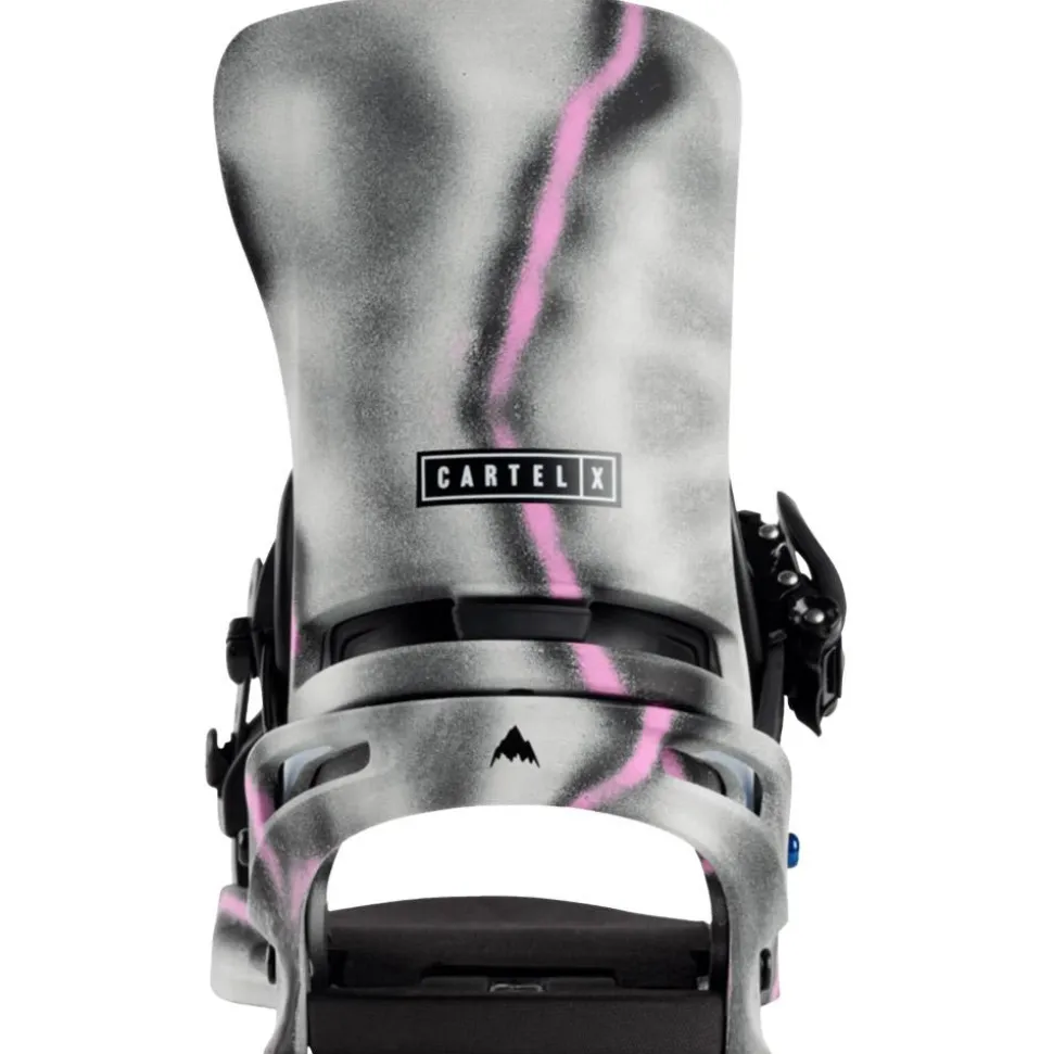 Attacchi Snowboard Burton Cartel X Pink Gray