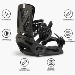Attacchi Snowboard Burton Genesis EST black