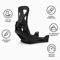 Attacchi Snowboard Burton Step On Men Black