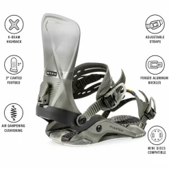 Attacchi Snowboard Nitro Phantom Shadow Fade