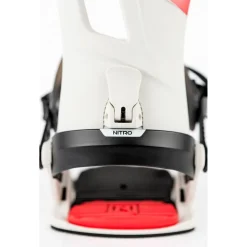 Attacchi Snowboard Nitro Rambler Raw black white red