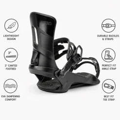 Attacchi Snowboard Nitro Rambler Ultra Black