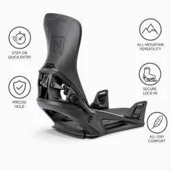 Attacchi Snowboard Nitro Step On Men Ultra Black