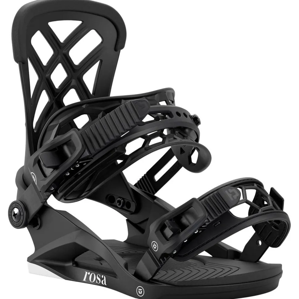 Attacchi Snowboard Union Rosa Black