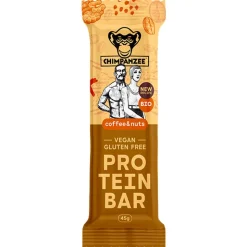 Barrette energetiche Chimpanzee Organic Protein Bar 45 g. Coffee Nuts