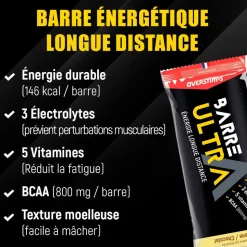 Barrette energetiche Overstims Ultra Bar 40 g. Citron & Gingembre