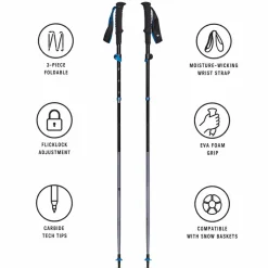 Bastoncini Black Diamond Distance Flz Pewter