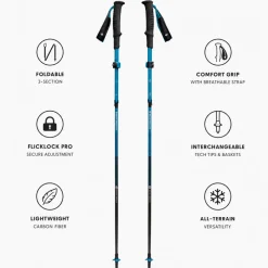 Bastoncini Black Diamond Distance Carbon Flz Desert Sky