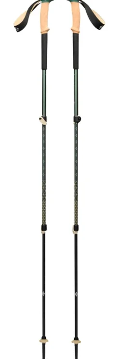 Bastoncini Black Diamond Trail Cork Trekking 100-140 cm Laurel Green