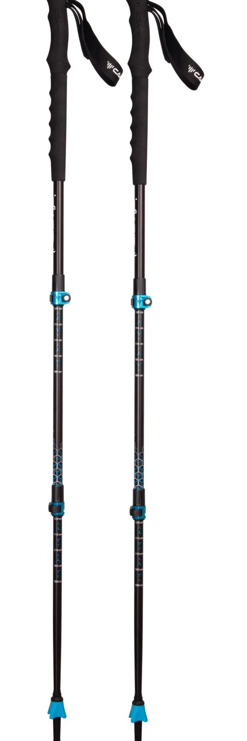 Bastoncini C.A.M.P. Backcountry Gt 135 cm Black Blue