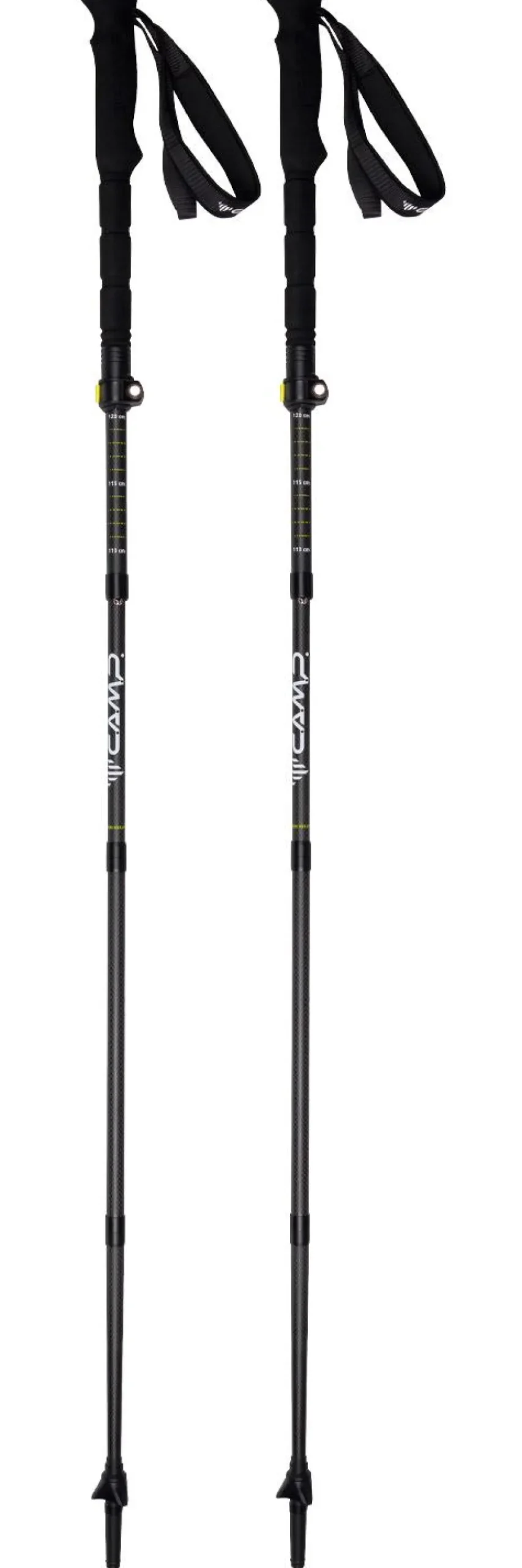 Bastoncini C.A.M.P. Carbon Mix Plus 110-130 Black
