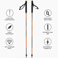 Bastoncini C.A.M.P. Xenon Pro 2.0 Black Orange