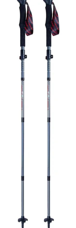 Bastoncini Exel Apex Carbon 115-130 Grey Red