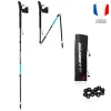 Bastoncini Guidetti Easylock Spatio 63-135 cm Noir Bleu