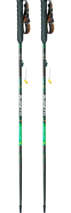 Bastoncini Guidetti Explore Aero Alu Noir Vert