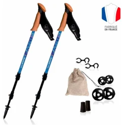 Bastoncini Guidetti Région Alu 62-135 cm Massif des Alpes