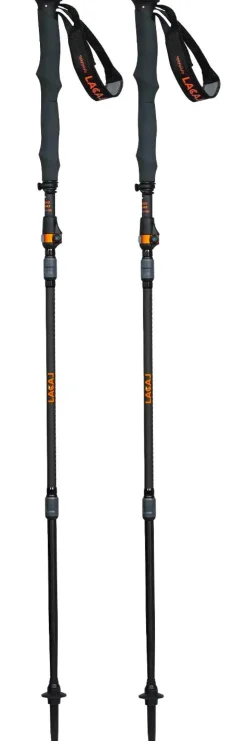 Bastoncini Lacal Quick Stick Compact Carbon Black Orange