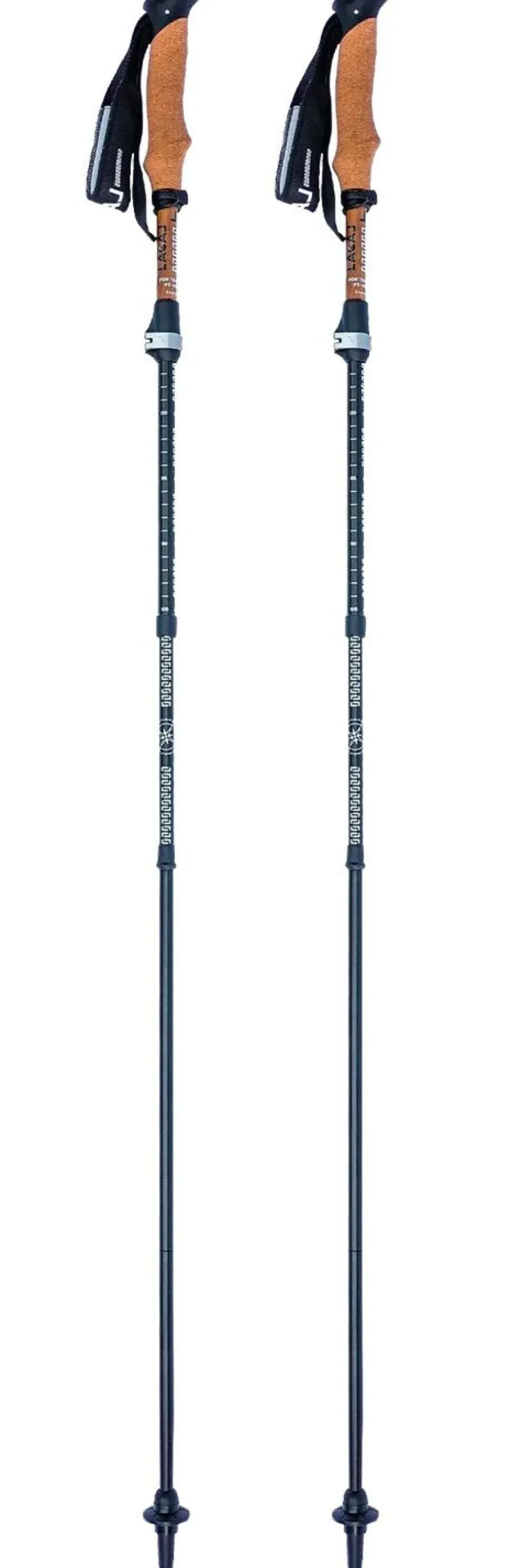 Bastoncini Lacal Travel Stick Compact 105-125 cm Wood