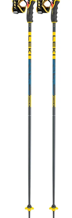 Bastoncini Leki Spitfire 3D Denimblue Aegeanblue Mustardye