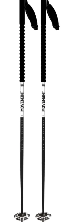 Bastoncini Movement Freeski One Black White