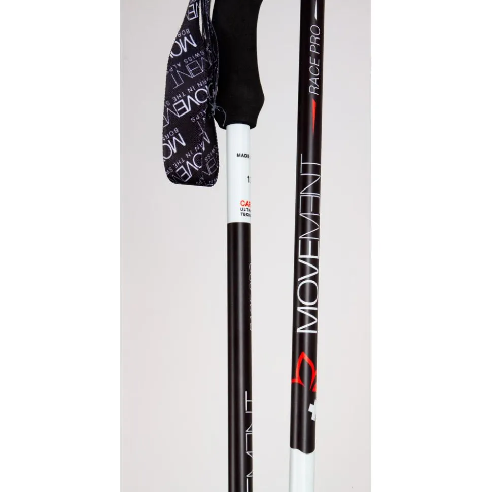 Bastoncini Movement Race Pro Carbon Black Red