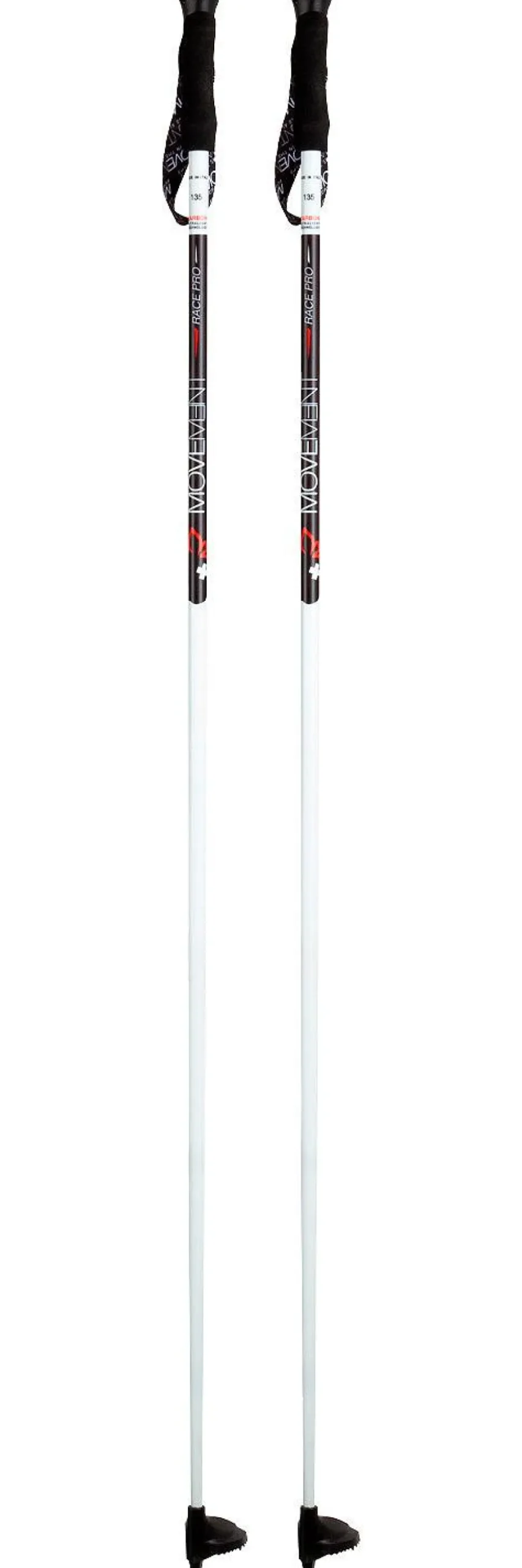 Bastoncini Movement Race Pro Carbon Black Red