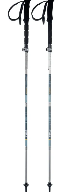 Bastoncini TSL Hiking Alu 5 Cross Twist Blue Grey