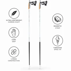 Bastoncini TSL Tactil C100 Cork Spike Silver