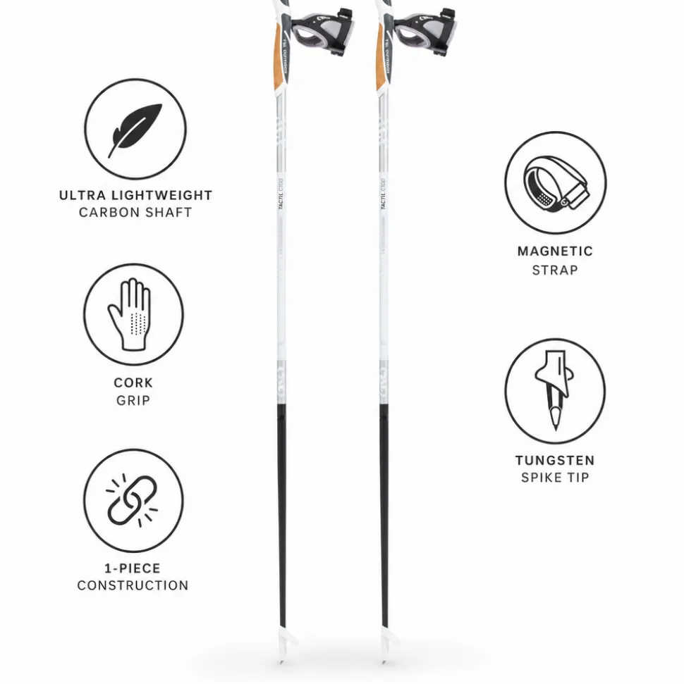 Bastoncini TSL Tactil C100 Cork Spike Silver