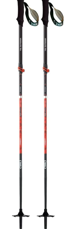 Bastoncini TSL Tour Carbon 5 Light Twist Black Orange