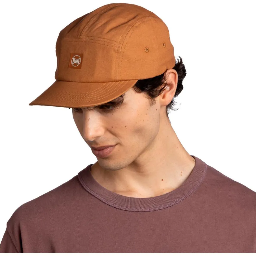 Berretto Buff 5 Panel Venture Cap Solid Camel