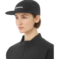 Berretto Salomon Logo 5 Panel Deep Black