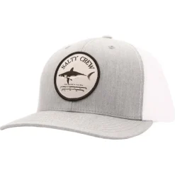 Berretto Salty Crew Bruce Retro Trucker Heather Grey White