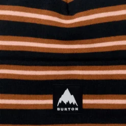 Berretto sci Burton Recycled Kactusbunch Tall Beanie True Black Stripes