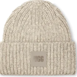 Berretto sci UGG Chunky Rib Light Grey