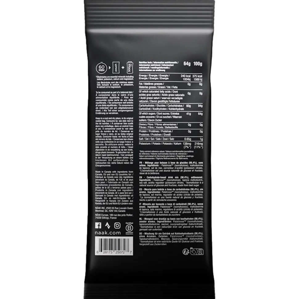 Bevi Naak Boost Energy Drink Mix 64 g. Neutre