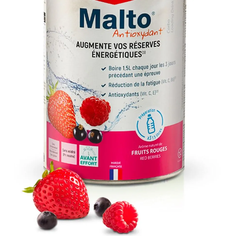 Bevi Overstims Malto Antioxydant 450 g. Fruits Rouges