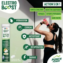 Bevi Punch Power Electroboost - Tube 20 Comprimés Mangue Passion