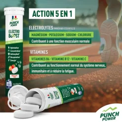 Bevi Punch Power Electroboost - Tube 20 Comprimés Fraise