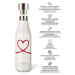 Borracce Les Artistes Paris Bouteille 500 ml Love