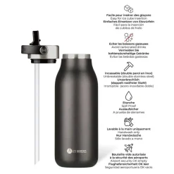 Borracce Les Artistes Paris Bouteille 2.0 1000 ml Blackpearl