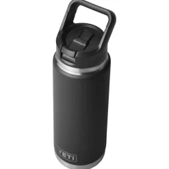 Borracce Yeti Rambler 26 Oz (760ml) Straw Bottle Black