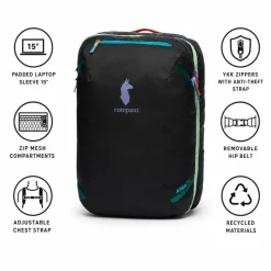 Borsone Cotopaxi Allpa 35L Travel Pack Del Dia Dark