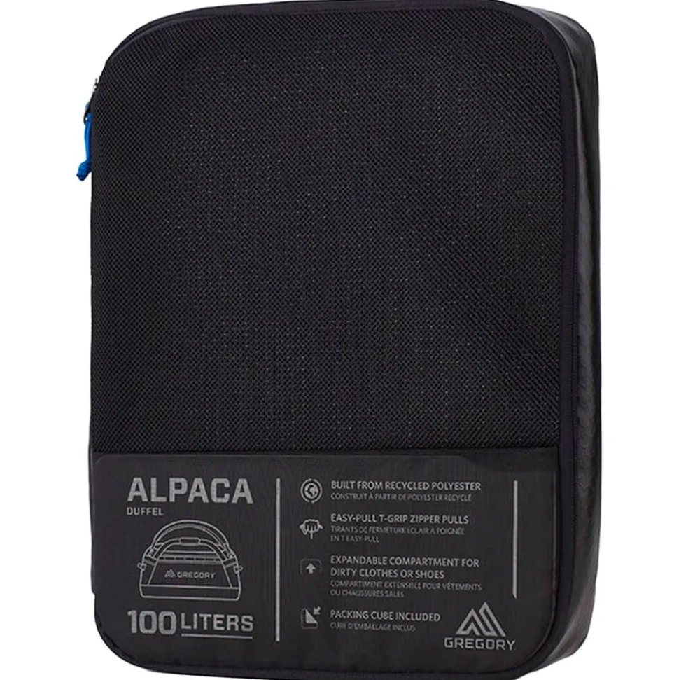 Borsone Gregory Alpaca 100 Obsidian Black