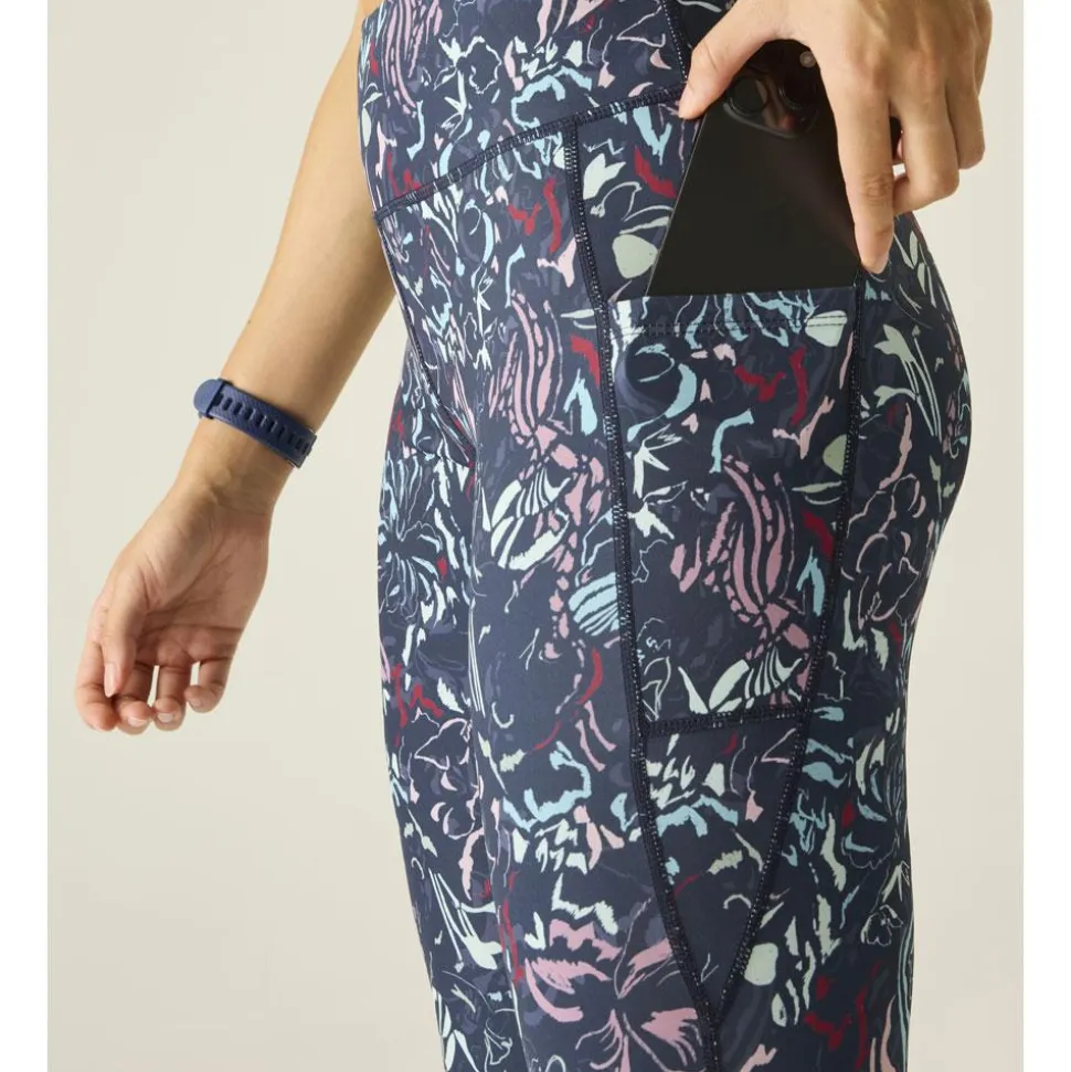 Calzamaglia da trail DARE2B Influentialiilg Blk/Enrgprnt Abstract BloomPrint