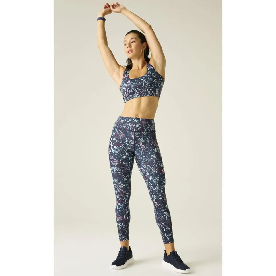 Calzamaglia da trail DARE2B Influentialiilg Blk/Enrgprnt Abstract BloomPrint